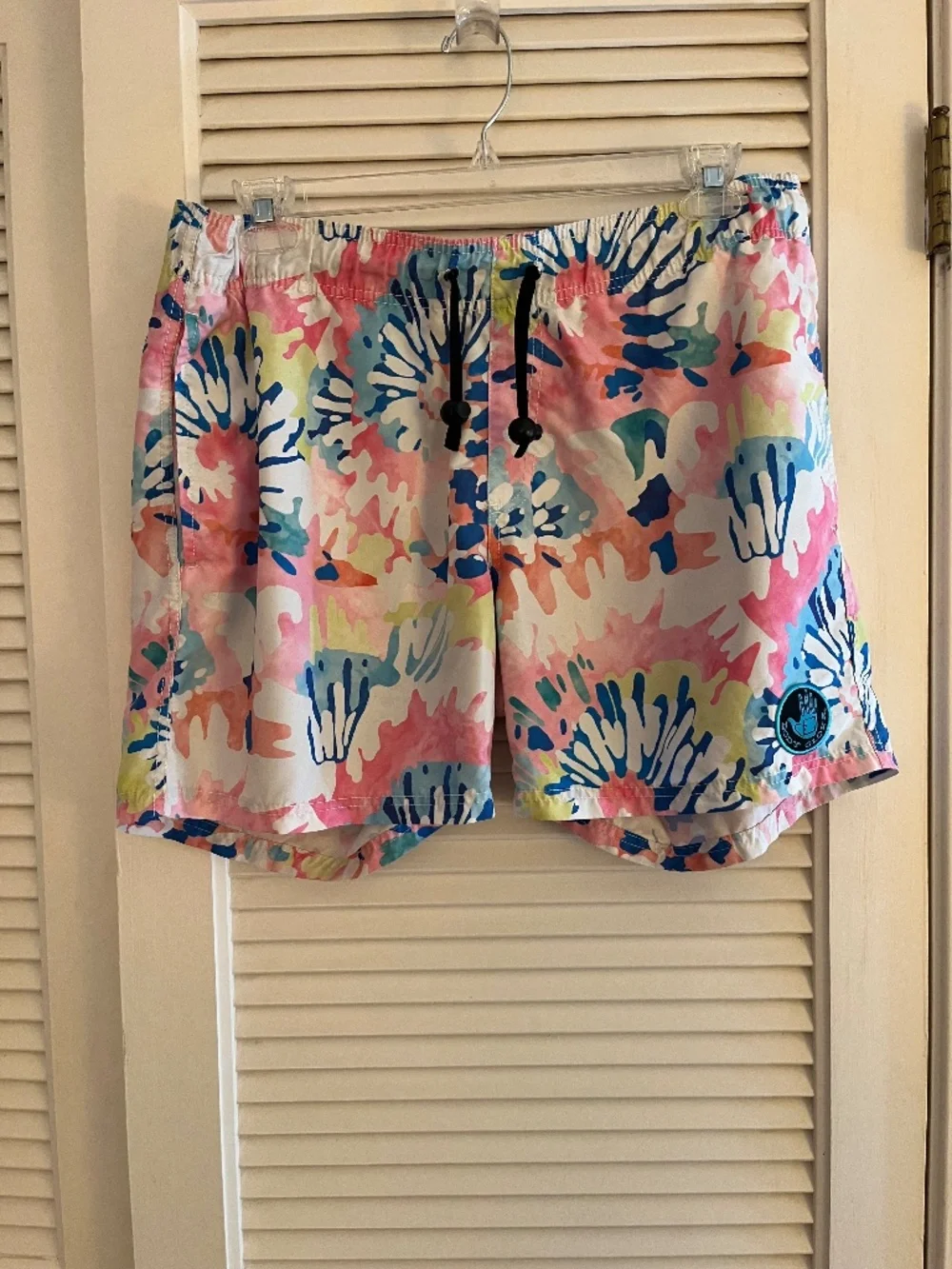 Body Glove MENS Board Shorts Tie Dye Coral Pattern Size L (34)